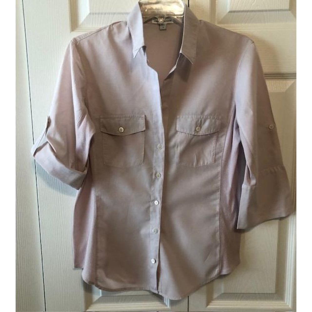 SOLD Designer James Perse Women's Collared Button Front Shirt